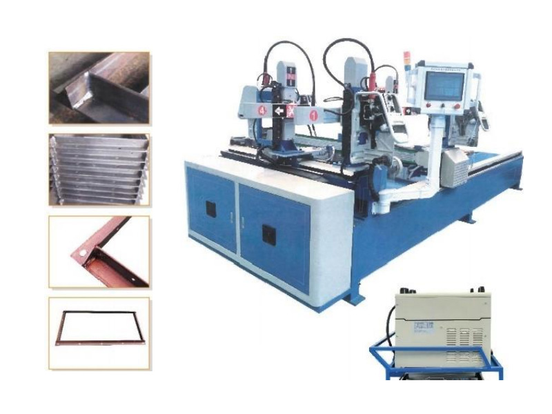 Four Guns CNC Angleiron FlangeAutomatic Welding Machine